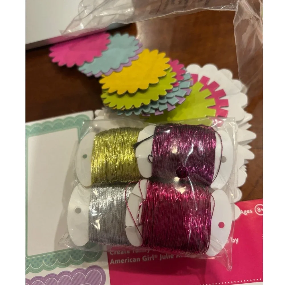 American Girl Crafts String Art Cards Julie Albright Kit 182 Pieces New Open Box